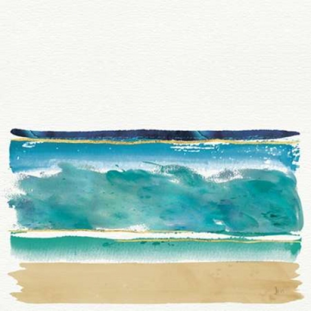By the Sea II no Words Poster Print by Jess Aiken - Item # VARPDX21206